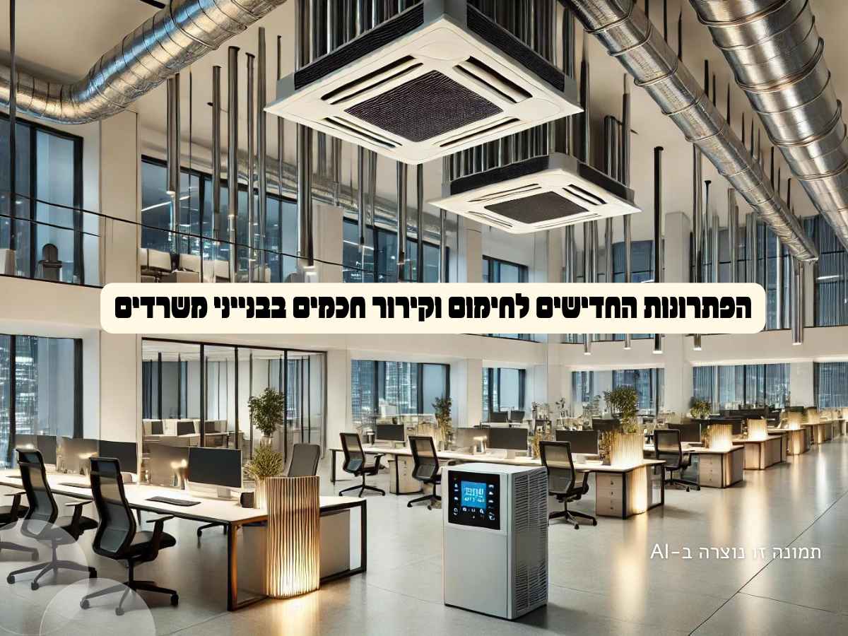 הפתרונות החדישים לחימום וקירור חכמים בבנייני משרדים